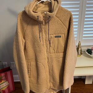 Columbia Tan Sherpa Fleece Jacket